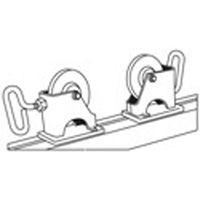 Support Adjust-A-Rolls, Capacit&eacute; de chargement 2000 lb, Capacit&eacute; max. de tuyau 36" Moffatt Supply & Specialties