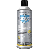 LU727 High-Performance Wet Lubricant, Aerosol Can Moffatt Supply & Specialties