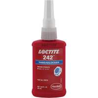 Threadlocker 242 , Blue, Medium, 50 ml, Bottle Moffatt Supply & Specialties