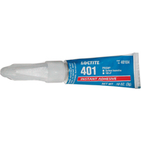 401 General Purpose Instant Adhesive, Clear, Tube, 3 g Moffatt Supply & Specialties