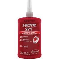Threadlocker 271 , Red, High, 250 ml, Bottle Moffatt Supply & Specialties