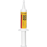Structural Adhesive 332 Severe Environment , 623 g., Syringe, Amber Moffatt Supply & Specialties