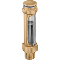 Brass Liquid Level Gauges - Straight, Threaded, 14-1/4" L, 225°F (107.22° C) Moffatt Supply & Specialties
