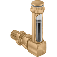 Brass Liquid Level Gauges - Union Coupling, Threaded, 8-11/16" L, 225°F (107.22° C) Moffatt Supply & Specialties