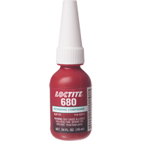 680 High Strenght/High Viscosity Retaining Compounds, 10 ml, Bottle, Green Moffatt Supply & Specialties