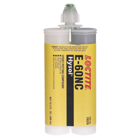 E-60NC Electrically Non-Corrosive Structural Adhesives, 400 ml, Dual Cartridge, Two-Part, Black Moffatt Supply & Specialties