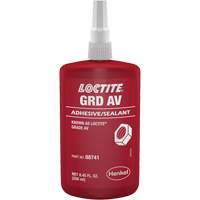 Letter Grade AV Threadlocker, Red, High, 250 ml, Bottle Moffatt Supply & Specialties
