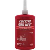 Letter Grade AVV Threadlocker, Red, High, 250 ml, Bottle Moffatt Supply & Specialties