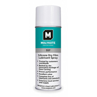 Molykote 557 Silicone Dry Film Lubricant, Aerosol Can Moffatt Supply & Specialties
