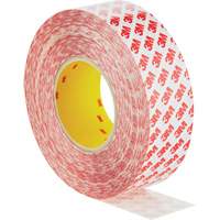 Double-Sided Adhesive Tape, Polyester, 50 mm (1.96") W x 50 m (164') L, 8 mils Thick Moffatt Supply & Specialties