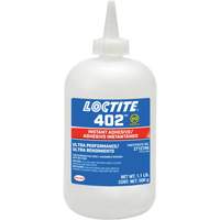 Adh&eacute;sif instantan&eacute; 402, Transparent, Bouteille, 500 g Moffatt Supply & Specialties