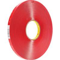 VHB Tape, 66 m (216') L x 6 mm (1/4") W, 23 mils, Acrylic Moffatt Supply & Specialties