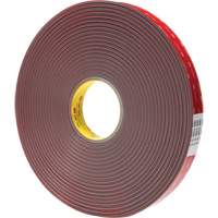 VHB Tape, 66 m (216') L x 6 mm (1/4") W, 23 mils, Acrylic Moffatt Supply & Specialties