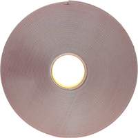 VHB Tape, 33 m (108') L x 25.4 mm (1") W, 91 mils, Acrylic Moffatt Supply & Specialties