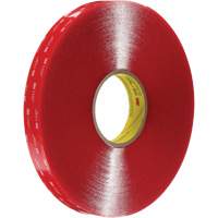 VHB Tape, 33 m (108') L x 12 mm (1/2") W, 40 mils, Acrylic Moffatt Supply & Specialties