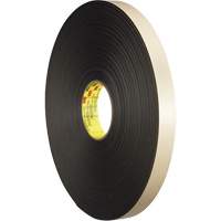 Ruban double face en mousse, 66 m (216') lo x 12,7 mm (1/2") la, 31 mils, Poly&eacute;thyl&egrave;ne Moffatt Supply & Specialties