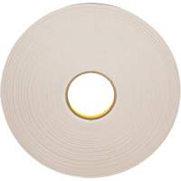 Ruban double face en mousse, 66 m (216') lo x 12,7 mm (1/2") la, 31 mils, Poly&eacute;thyl&egrave;ne Moffatt Supply & Specialties