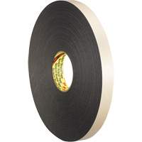 Double-Coated Foam Tape, 33 m (108') L x 12.7 mm (1/2") W, 62 mils, Polyethylene Moffatt Supply & Specialties