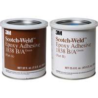 Scotch-Weld Adhesive, 32 fl. oz., Pail, Two-Part, Green Moffatt Supply & Specialties