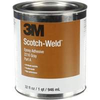 Adh&eacute;sif Scotch-Weld, 32 oz liq., Trousse, Deux composants, Gris Moffatt Supply & Specialties