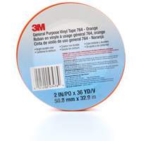 764 General-Purpose Vinyl Tape, 50.8 mm (2") W x 32.9 m (108') L, 5 mils, Orange Moffatt Supply & Specialties