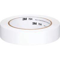 764 General-Purpose Vinyl Tape, 25.4 mm (1") W x 32.9 m (108') L, 5 mils, White Moffatt Supply & Specialties