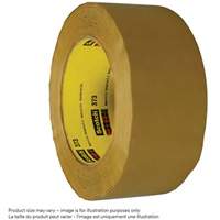 Scotch&reg; Box Sealing Tape 373, Hot Melt Adhesive, 2.5 mils, 72 mm (3") x 50 m (164') Moffatt Supply & Specialties