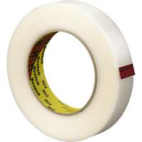 Scotch&reg; Reinforced Strapping Tape, 5.6 mils Thick, 12 mm (1/2") x 330 m (1082')  Moffatt Supply & Specialties