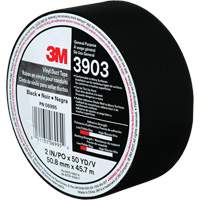 3903 Vinyl Duct Tape, 48 mm (2") W x 45 m (148') L, 6.5 mils, Black Moffatt Supply & Specialties