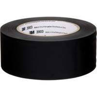 3903 Vinyl Duct Tape, 48 mm (2") W x 45 m (148') L, 6.5 mils, Black Moffatt Supply & Specialties