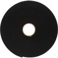 4504 Vinyl Foam Tape, 25.4 mm (1") W x 16.5 m (54') L, 250 mils, Black Moffatt Supply & Specialties