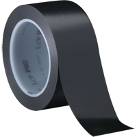 471 Vinyl Tape, 12 mm (1/2") W x 32.9 m (108') L, 5.3 mils, Black Moffatt Supply & Specialties
