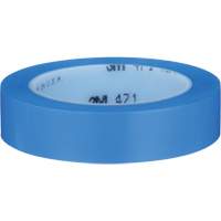 471 Vinyl Tape, 25.4 mm (1") W x 32.9 m (108') L, 5.3 mils, Blue Moffatt Supply & Specialties