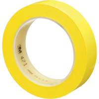 Ruban en vinyle 471, 25,4 mm (1") la x 32,9 m (108') lo, 5,3 mils, Jaune Moffatt Supply & Specialties