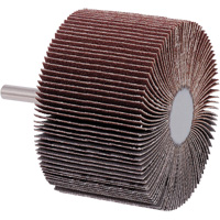 Mounted Flap Wheel, A80 Grit, 3" x 2" x 1/4" Moffatt Supply & Specialties