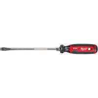 Slotted Screwdriver, 3/8" Tip, Round, 330 mm L, Cushion Grip Handle Moffatt Supply & Specialties