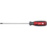 Cabinet Screwdriver, 3/16" Tip, Round, 254 mm L, Cushion Grip Handle Moffatt Supply & Specialties