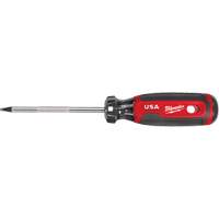 Square Screwdriver, #2 Tip, Round, 211 mm L, Cushion Grip Handle Moffatt Supply & Specialties