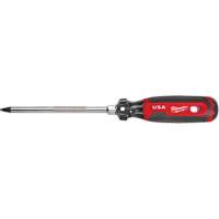 Square Screwdriver, #3 Tip, Round, 279 mm L, Cushion Grip Handle Moffatt Supply & Specialties