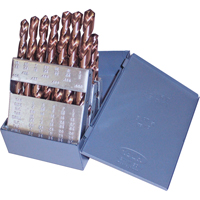 Jobber Length Drill Set, 15 Pieces, Cobalt Moffatt Supply & Specialties