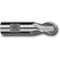 Weldon Shank Ball End Slot Drill Bit, 3/32" Dia., 1-7/8" L, 1/4" Shank, High Speed Cobalt Moffatt Supply & Specialties