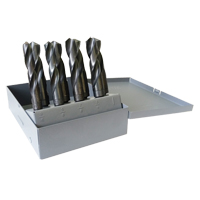 Reduced Shank Drill Bit Set, 5 Pieces, High Speed Steel Moffatt Supply & Specialties