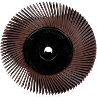 Radial Bristle Brushes for Bench Grinders, 36X Grit, 6" Dia. Moffatt Supply & Specialties