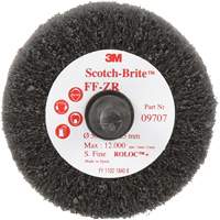Scotch-Brite Cut & Polish Flap Brush, Aluminum Oxide, Fine Grit, 2" x 1" x 1/4" Moffatt Supply & Specialties