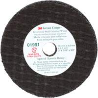 Green Corps Cut-Off Wheel, 3" x 0.188", 3/8" Arbor, Type 1, Aluminum Oxide, 35000 RPM Moffatt Supply & Specialties
