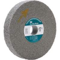 Meule d'&eacute;barbage EXL Scotch-Brite, 8" x 1", Arbre de 3" Moffatt Supply & Specialties