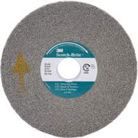 Meule d'&eacute;barbage EXL Scotch-Brite, 6" x 1", Arbre de 1" Moffatt Supply & Specialties