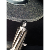 Scotch-Brite EXL Unitized Deburring Wheels, 1" x 1", 3/16" Arbor, 2A Grit, Aluminum Oxide Moffatt Supply & Specialties