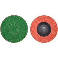 Zirc Plus Quick-Change Cloth Disc, 2" Dia., 40 Grit, Zirconia Alumina Moffatt Supply & Specialties