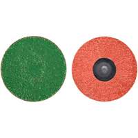 Zirc Plus Quick-Change Cloth Disc, 3" Dia., 120 Grit, Zirconia Alumina Moffatt Supply & Specialties